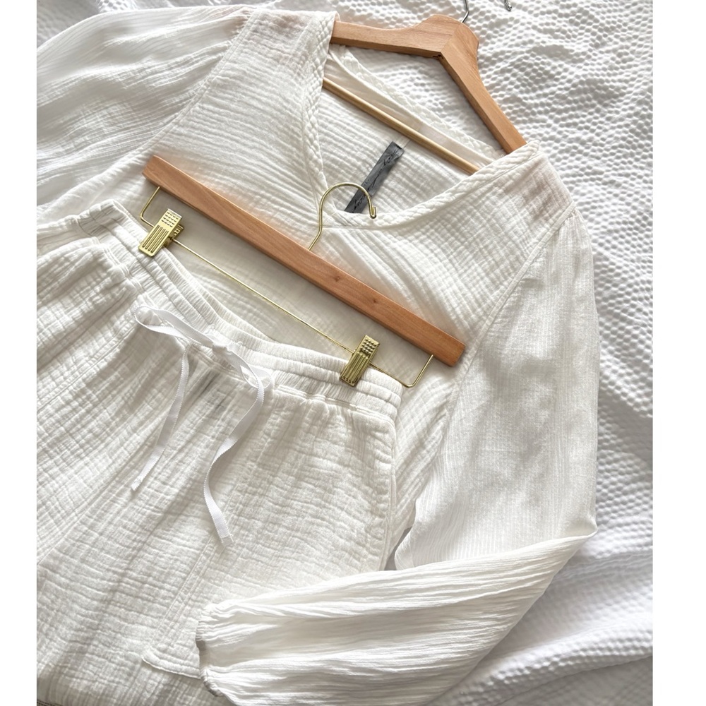 Raquel Allegra Cotton Minimalist Lounge Set
